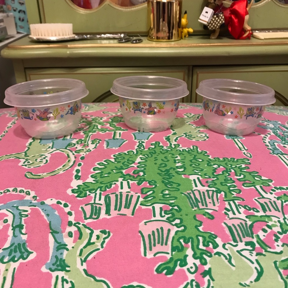 GLAD Limited Edition Spongebob Small Set Of 3 Containers SUPER RARE!